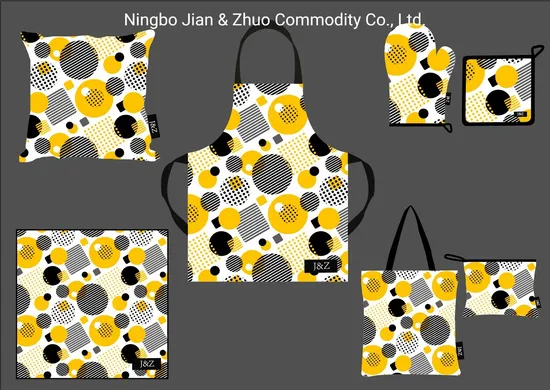 Custom Digital Printing Household Textiles Kitchen Textiles 
