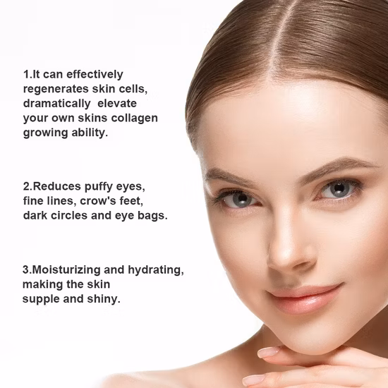 Crystal Face Lip Silk Collagen Patches Gel Treatment Under Gold Eye Mask