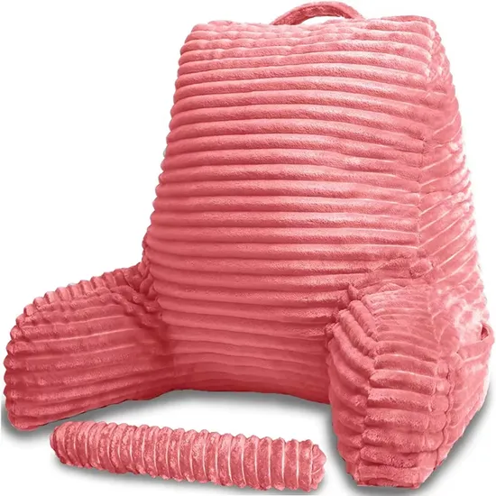 Sofa Floor Back Rest Sitting Reading TV Pillow in Bed with Arms for Kids & Adults 