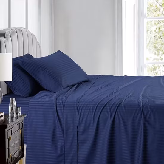 Luxury Custom 4PCS 100% Cotton Comforter Bedsheet Hotel Bedding Set
