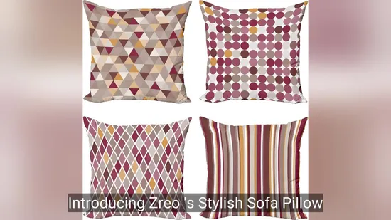 Stylish Geometric Celebrity Pattern Cushion Cover for Home Decor 