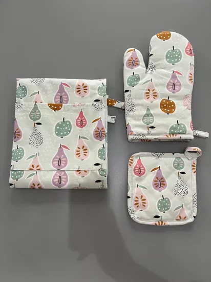 Custom Digital Print or Screen Print Fruit Kitchen Textile 